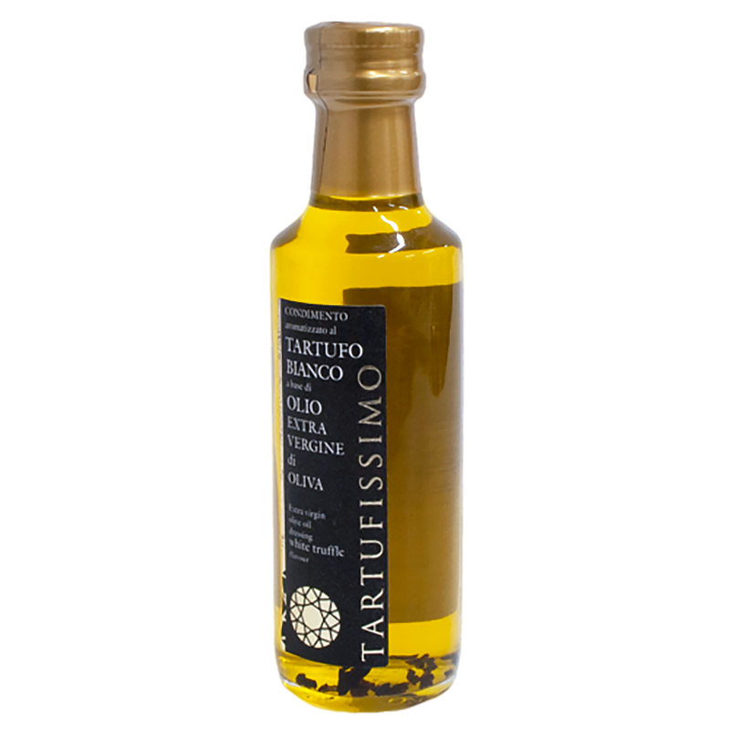 Aceite de oliva virgen extra con sabor a trufa blanca italiana